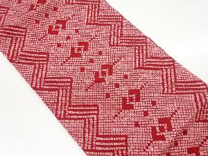 本総絞り幾何学模様名古屋帯